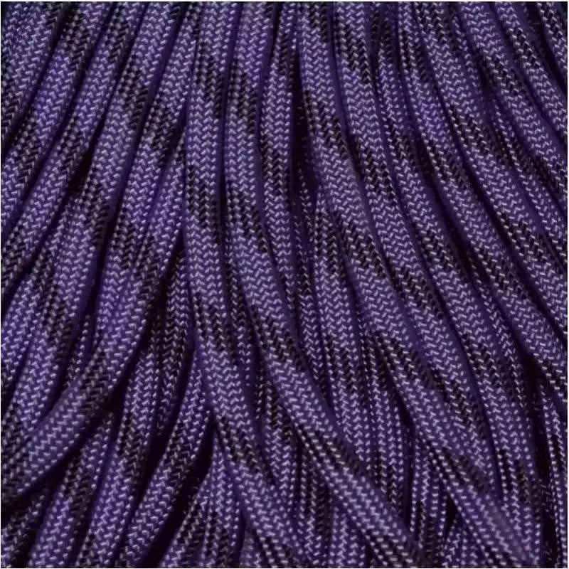 4 mm (5/32”) 550 Paracord Raven Made in the USA Nylon/Nylon (100 ft) El Wood Braiding Co