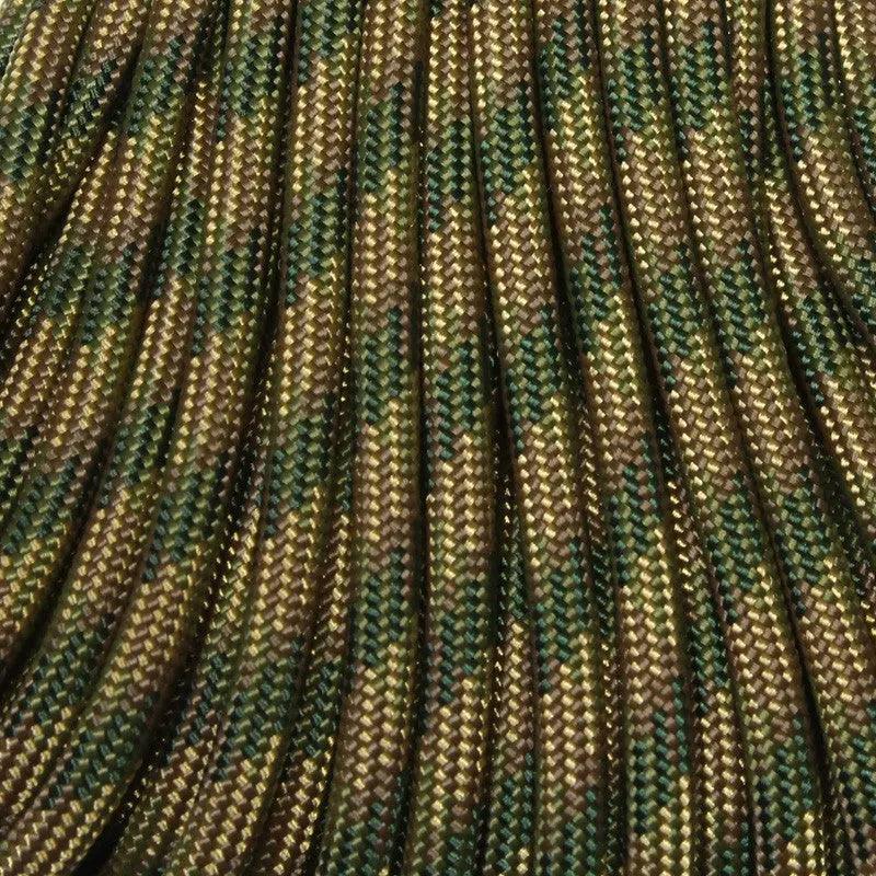 550 Paracord Recon Camo Made in the USA Polyester/Nylon (100 FT.) - Paracord Galaxy