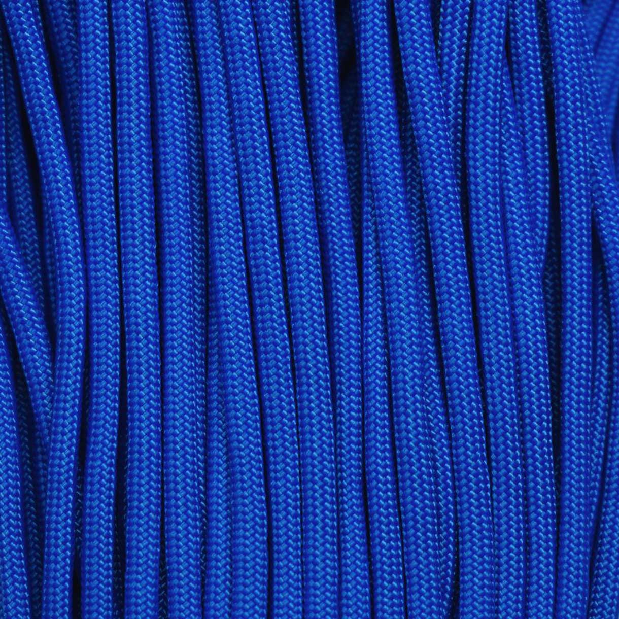 4 mm (5/32”) 550 Paracord Royal Blue Made in the USA Nylon/Nylon El Wood Braiding Co