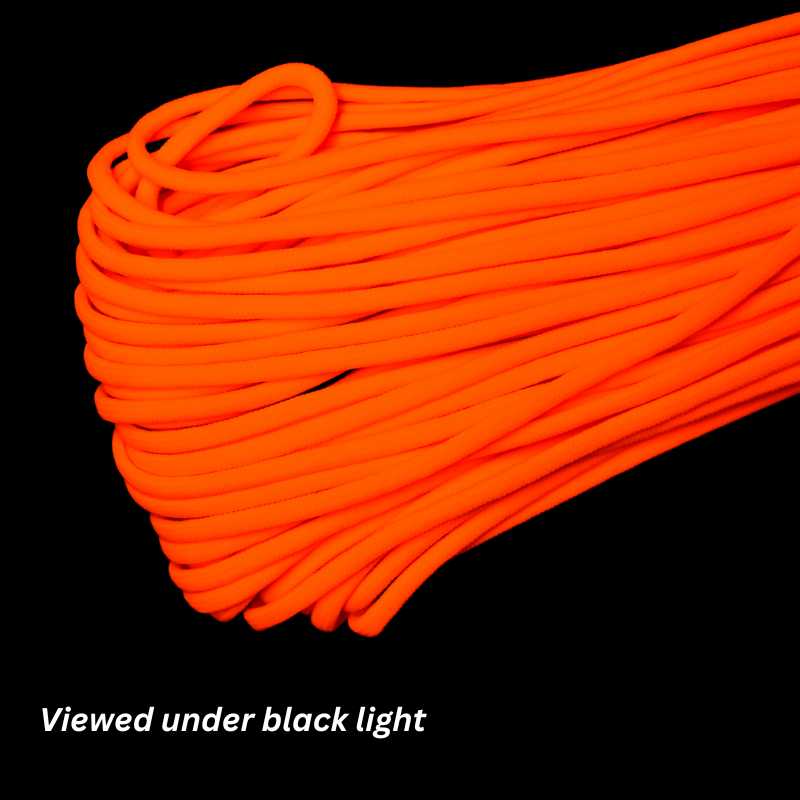4 mm (5/32”) 550 Paracord Salmon Made in the USA Nylon/Nylon (100 ft) El Wood Braiding Co