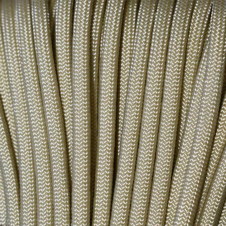 550 Paracord Sand Made in the USA Polyester/Nylon (100 ft)