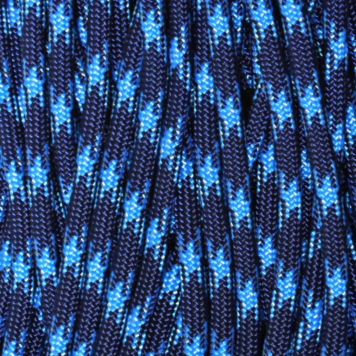 4 mm (5/32”) 550 Paracord Sea Dreams Made in the USA Nylon/Nylon (100 ft) El Wood Braiding Co