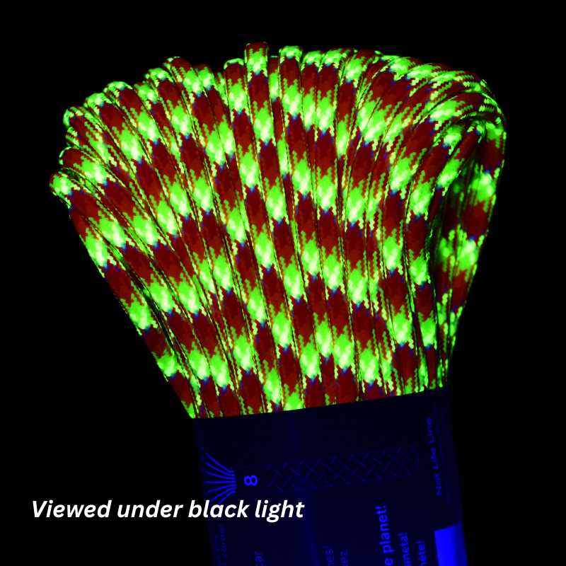 4 mm (5/32”) 550 Paracord Solar Flare Made in the USA Polyester/Nylon (100 ft) Atwood Rope MFG