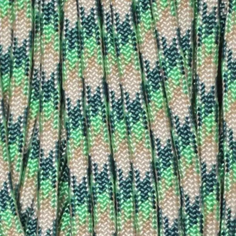 4 mm (5/32”) 550 Paracord Super Nova Made in the USA Nylon/Nylon (100 ft) El Wood Braiding Co