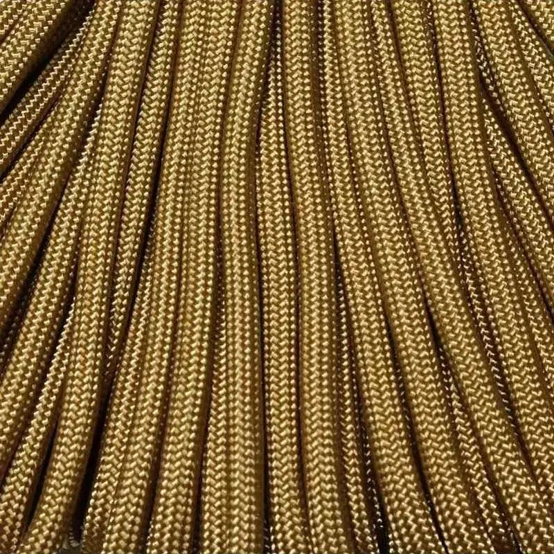 550 Paracord Tan Made in the USA Polyester/Nylon - Paracord Galaxy