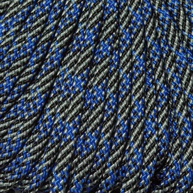 4 mm (5/32”) 550 Paracord Thin Blue Line Made in the USA Polyester/Nylon Atwood Rope MFG