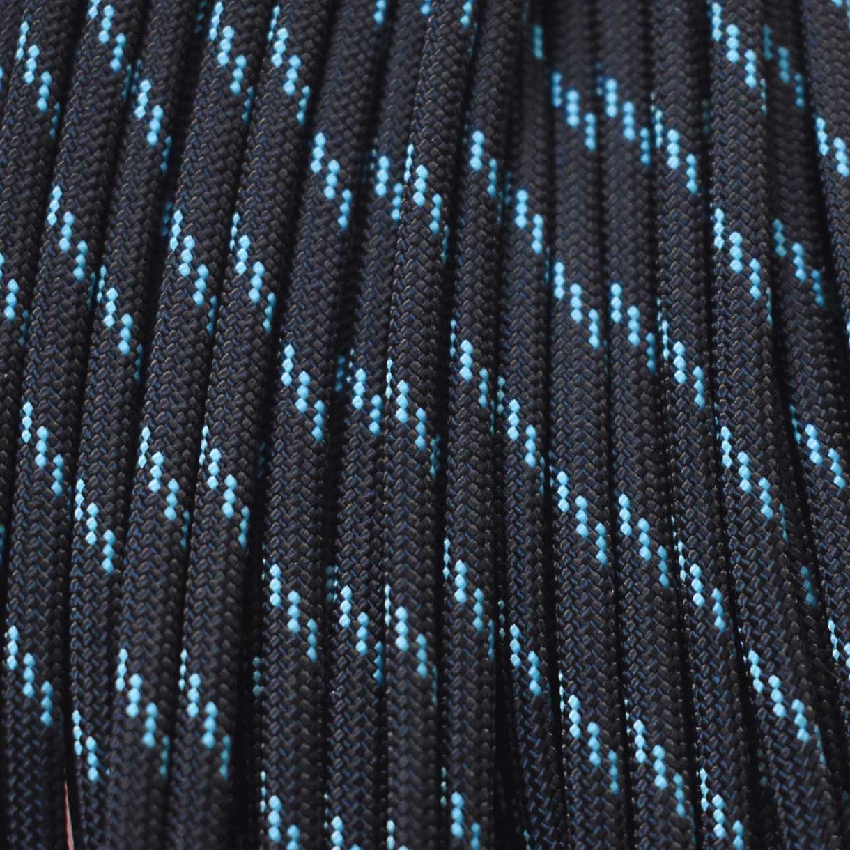 550 Paracord Thin Neon Turquoise Line Made in the USA Nylon/Nylon (100 ft)