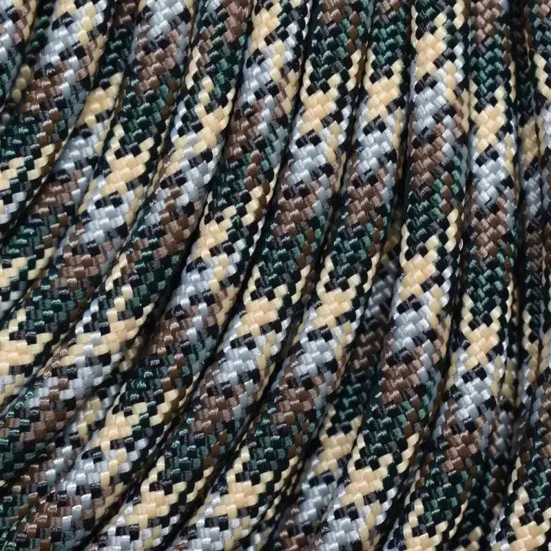 4 mm (5/32”) 550 Paracord Tropic Camo Made in the USA Polyester/Nylon (100 ft) Atwood Rope MFG