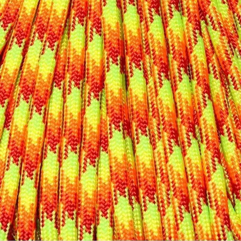 550 Paracord Tropic Made in the USA Polyester/Nylon (100 FT.) - Paracord Galaxy