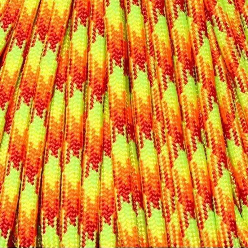 4 mm (5/32”) 550 Paracord Tropic Made in the USA Polyester/Nylon (100 ft) Atwood Rope MFG