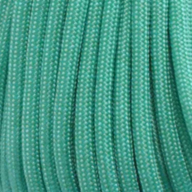 550 Paracord Turquoise Made in the USA Polyester/Nylon (100 ft)