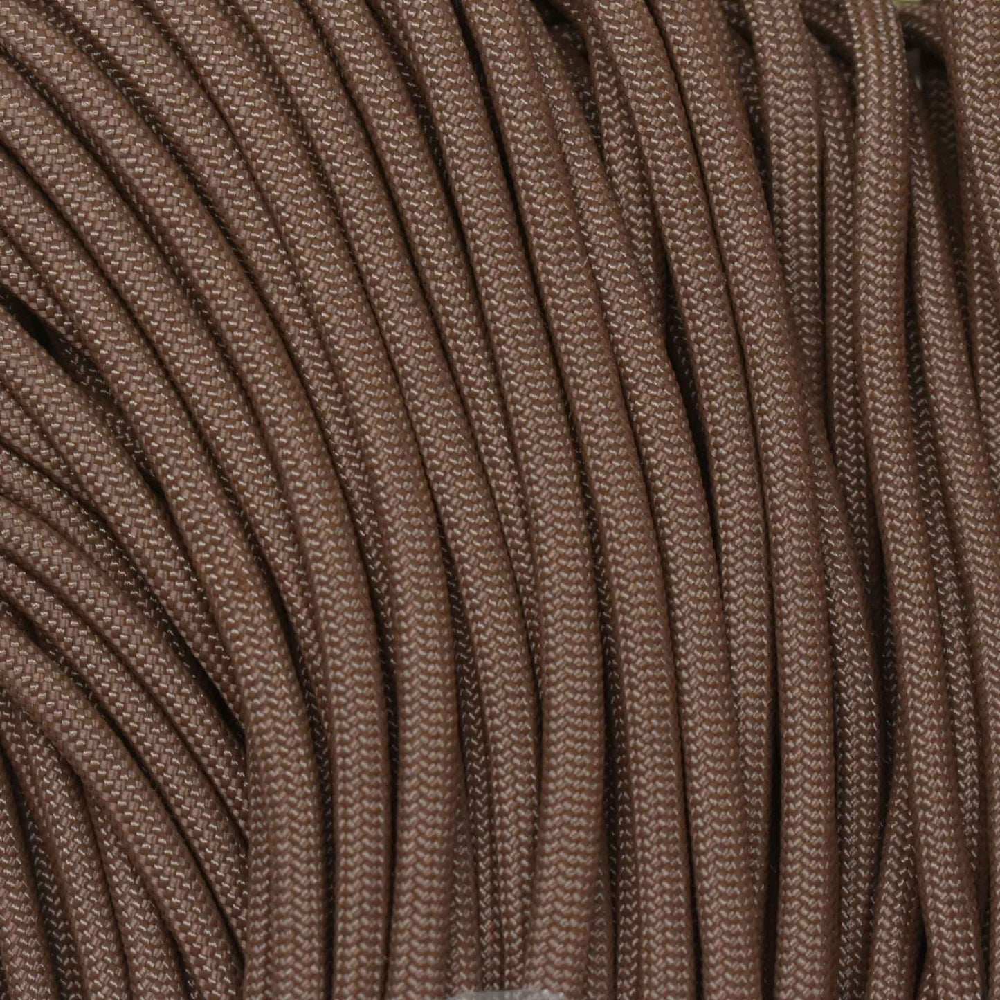 4 mm (5/32”) 550 Paracord Umber Brown Made in the USA Nylon/Nylon El Wood Braiding Co