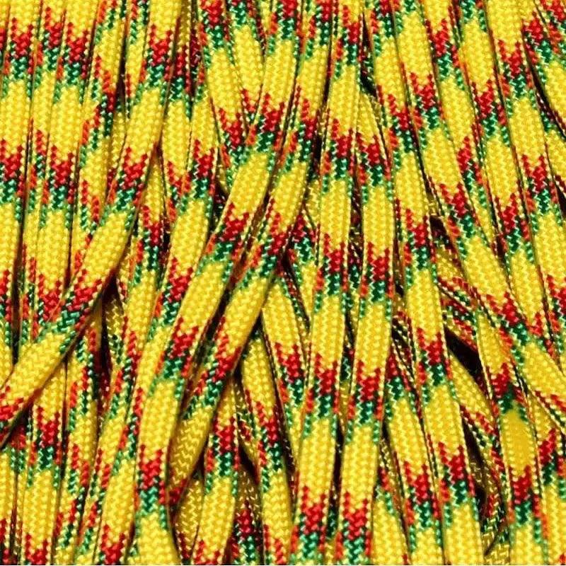 4 mm (5/32”) 550 Paracord Vietnam Vet Camo Made in the USA Nylon/Nylon (100 ft) El Wood Braiding Co