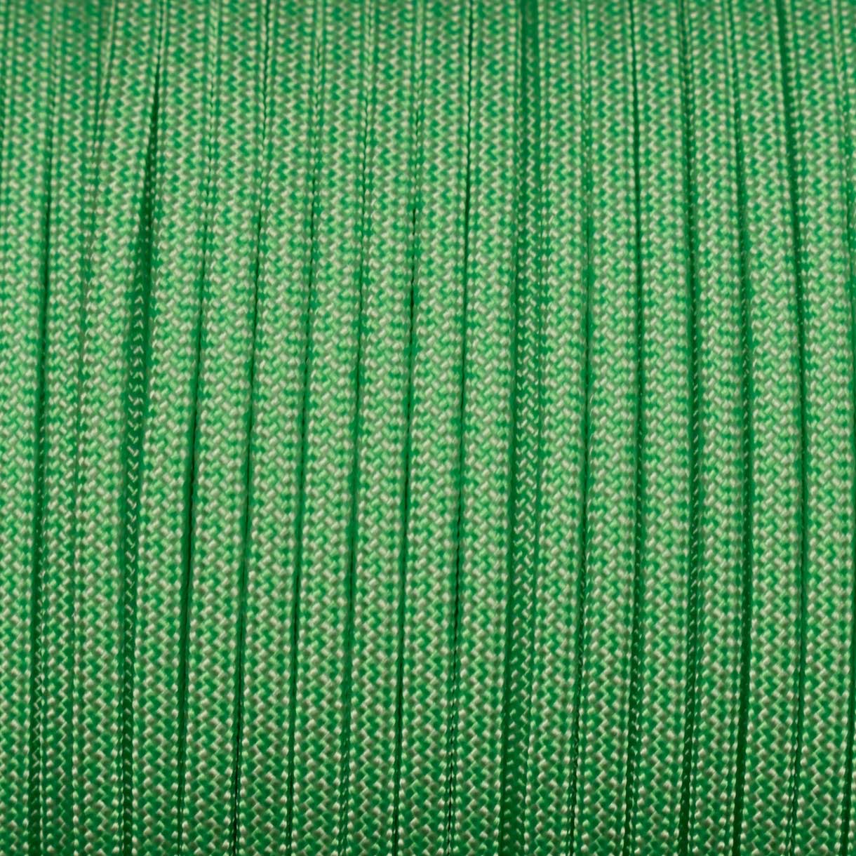 *550 Paracord White w/Mint Diamonds Made in the USA Nylon/Nylon (1000 FT.) - Paracord Galaxy