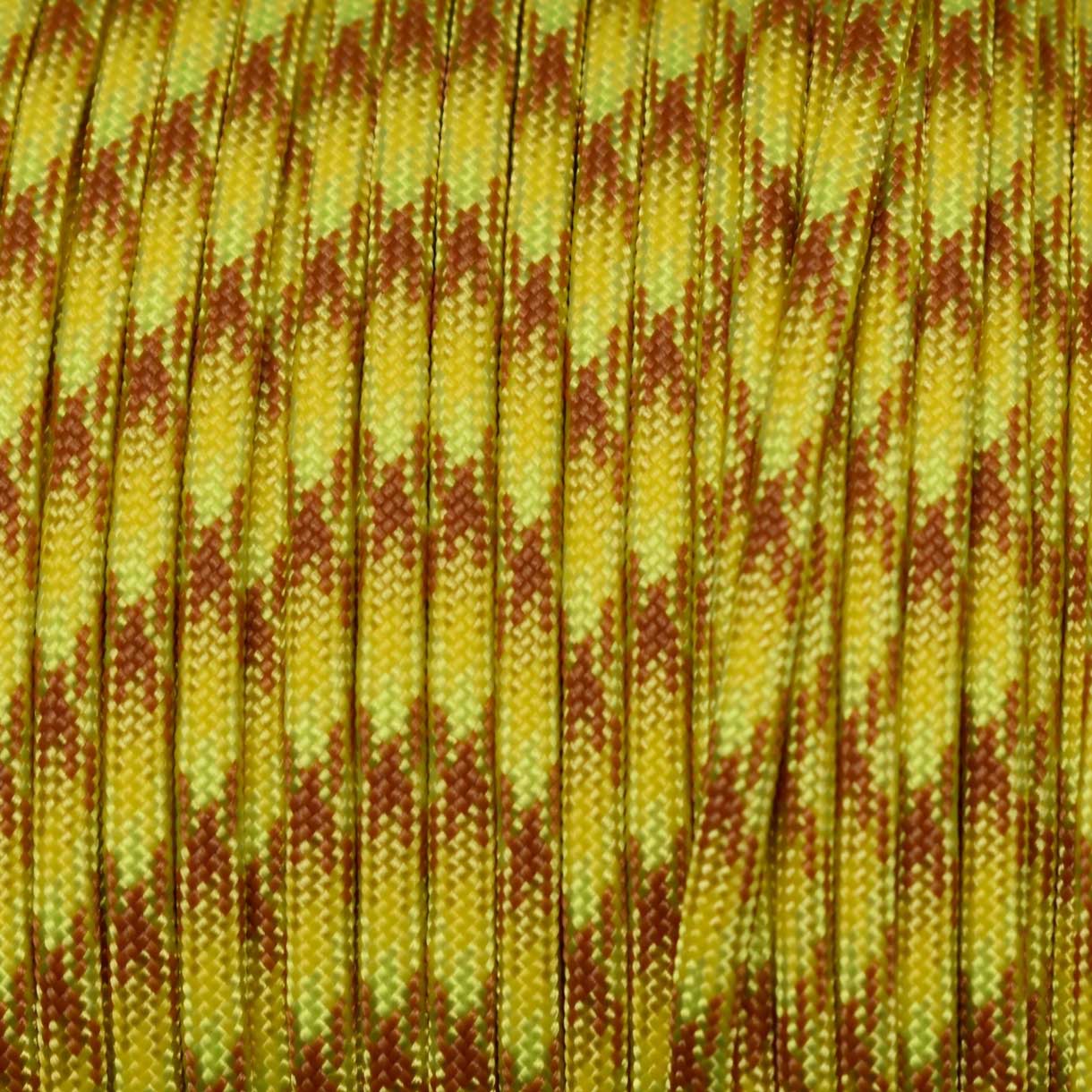 *550 Paracord Yellow Blend Made in the USA Nylon/Nylon (1000 FT.) - Paracord Galaxy
