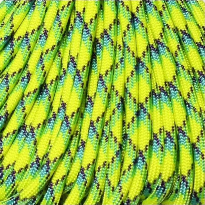 4 mm (5/32”) 550 Paracord Xanthoria Made in the USA Polyester/Nylon (100 ft) Atwood Rope MFG