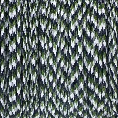 4 mm (5/32”) 550 Paracord 550 S F Camo Made in the USA Nylon/Nylon (100 ft) El Wood Braiding Co