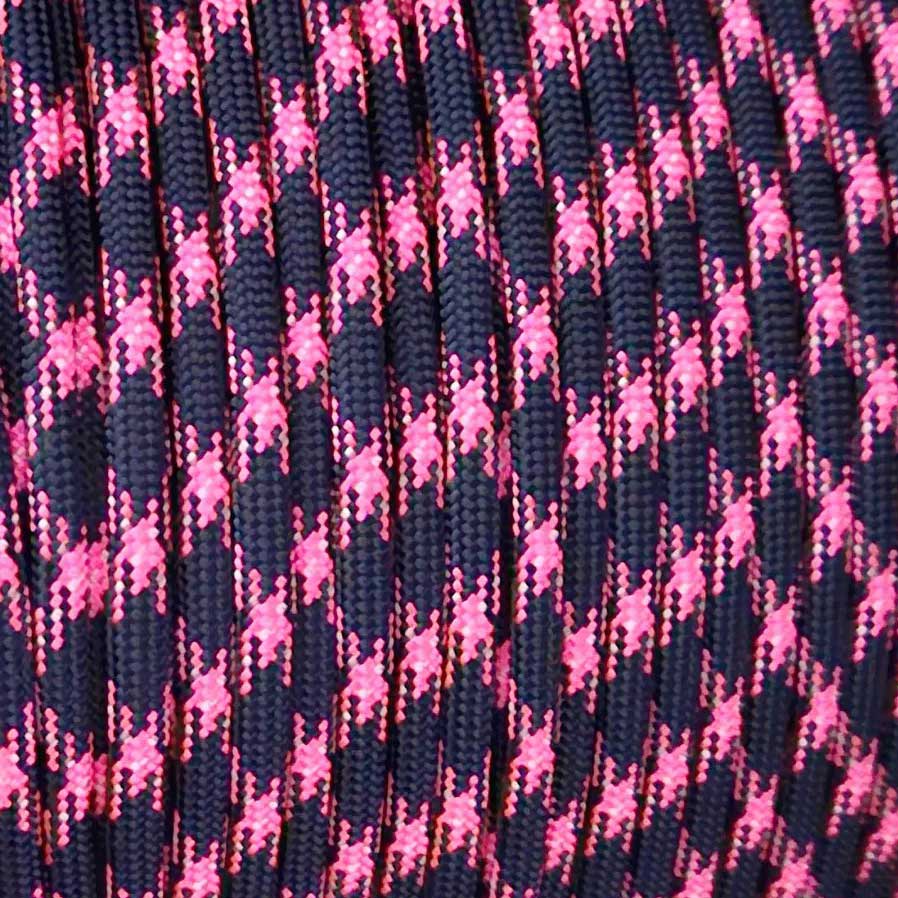 4 mm (5/32”) 550 Paracord 550 Sweet on You Made in the USA Nylon/Nylon (100 ft) El Wood Braiding Co