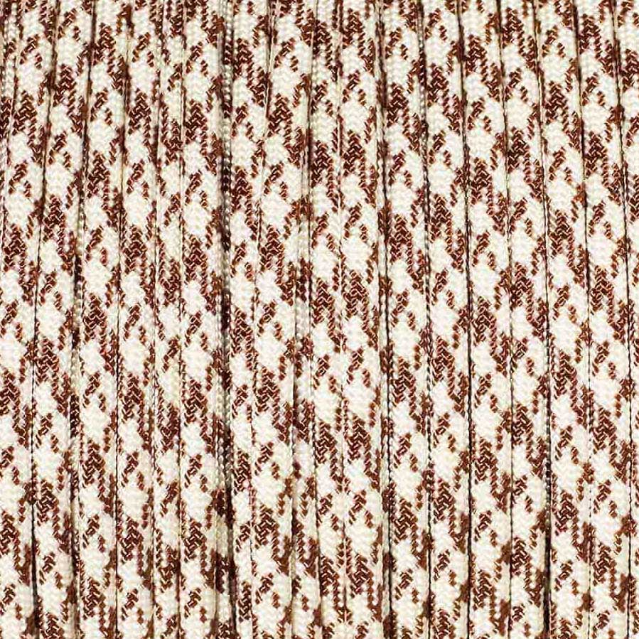 4 mm (5/32”) 550 Paracord Antique Made in the USA Nylon/Nylon (100 ft) El Wood Braiding Co