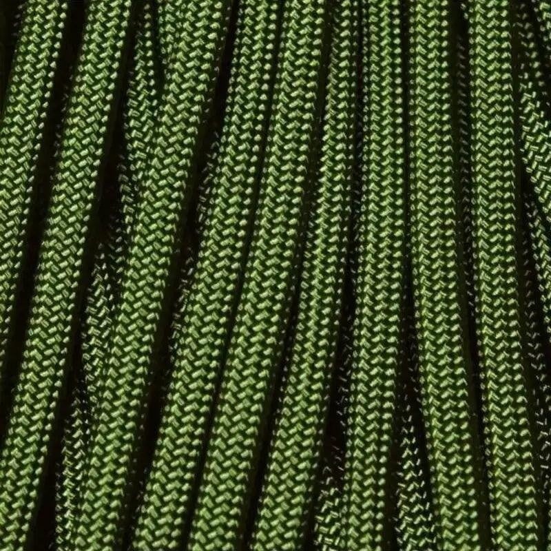 4 mm (5/32”) 550 Paracord Fern Green Made in the USA Nylon/Nylon El Wood Braiding Co