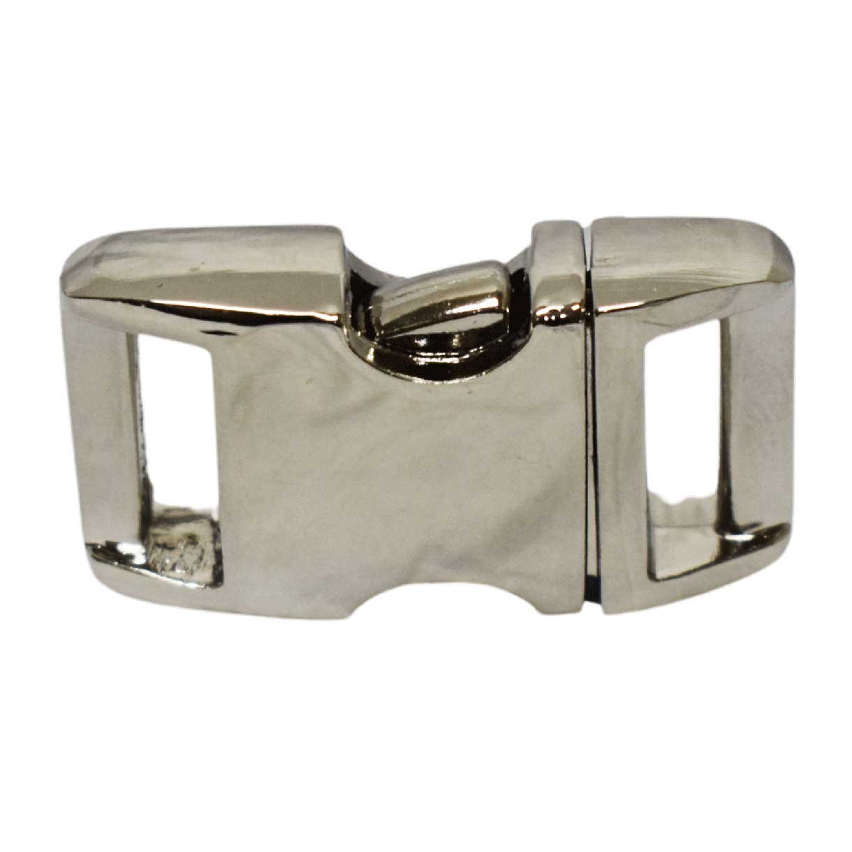 5/8 Inch High Polish Nickel Plated Aluminum Side Release Buckle (1 Pack) - Paracord Galaxy