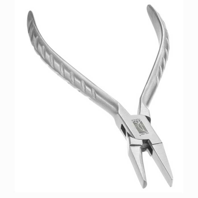 5" Box Joint Stainless Steel Half Rounded Half Flat Nose Pliers with Non Slip Handles Sona Enterprises