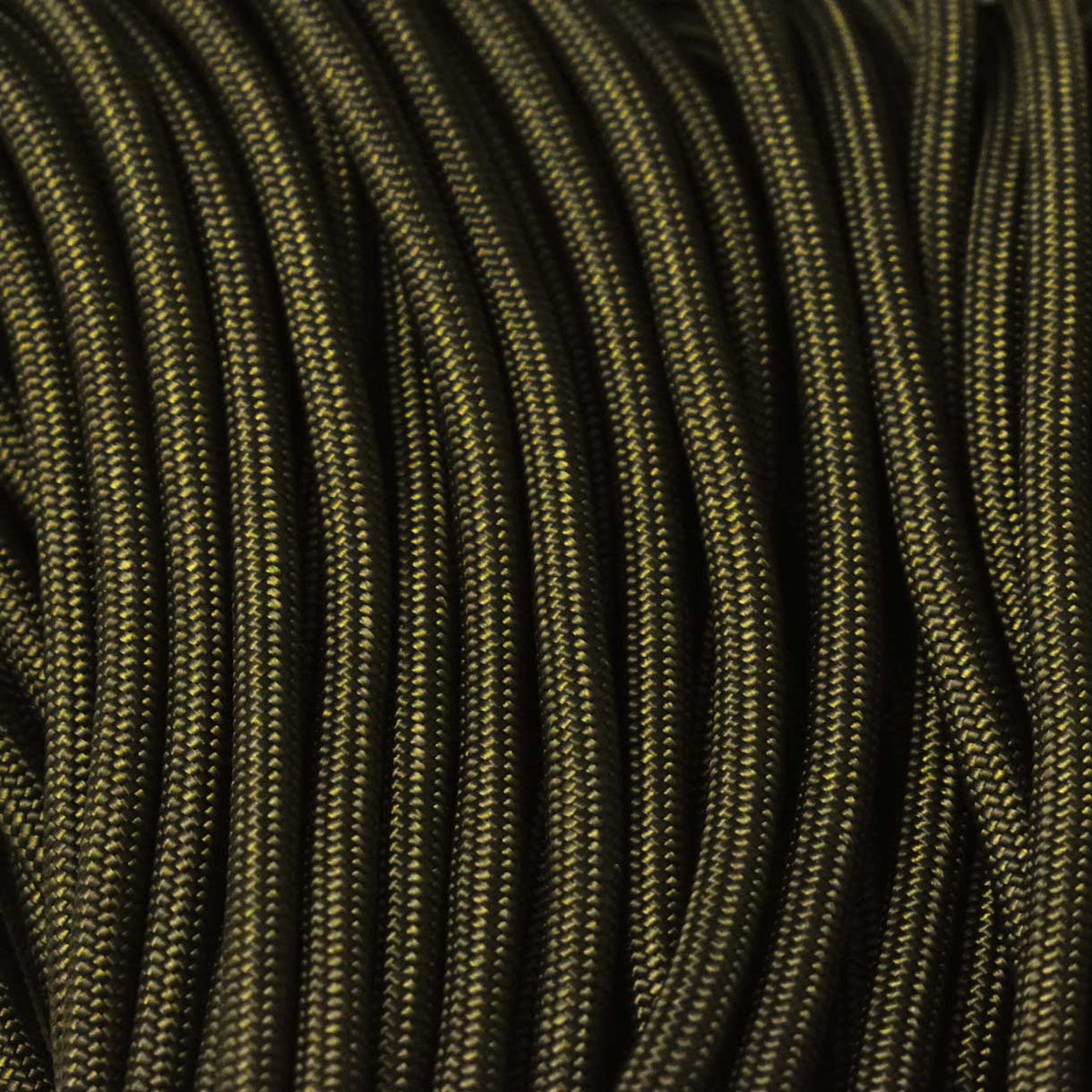 6.35 mm (1/4”) Nylon Paramax Rope Olive Made in the USA Nylon/Nylon (100 ft) El Wood Braiding Co