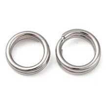 6 mm 304 Stainless Steel Split/Jump Rings 6x1.4 mm 280-