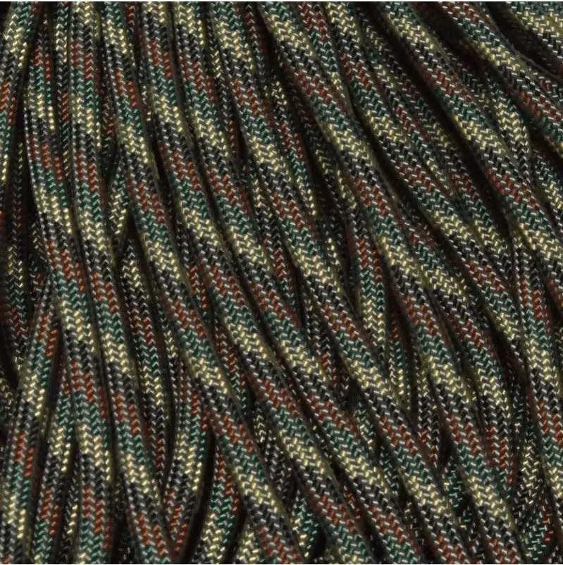 4.75 mm (3/16”) 750 Paracord Camo Pattern Made in the USA Nylon/Nylon (100 ft) El Wood Braiding Co