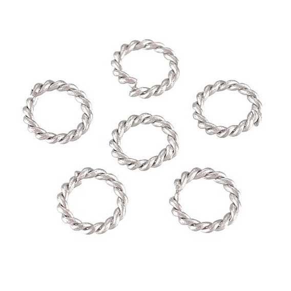 7 mm 304 Stainless Steel Open Twisted Jump Rings (25 Pack) 280-