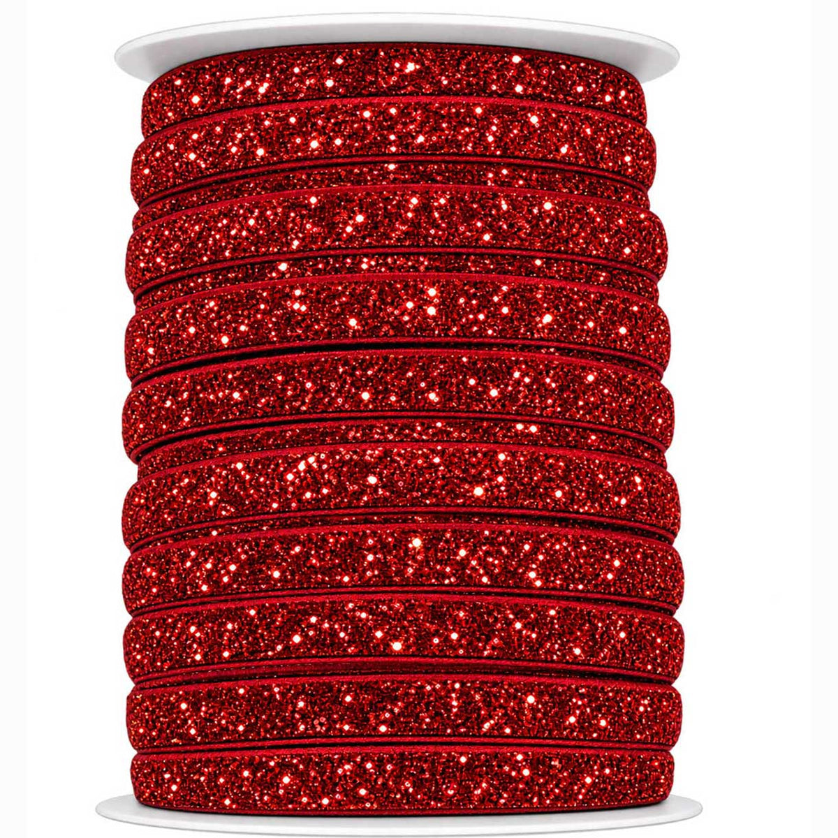 9.75 mm Firebrick Glitter Sparkle Ribbon 50 yd (45.5 m) 280-