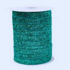 9.7 5mm Teal Sea Green Glitter Sparkle Ribbon 50 yd (45.5 m) 280-