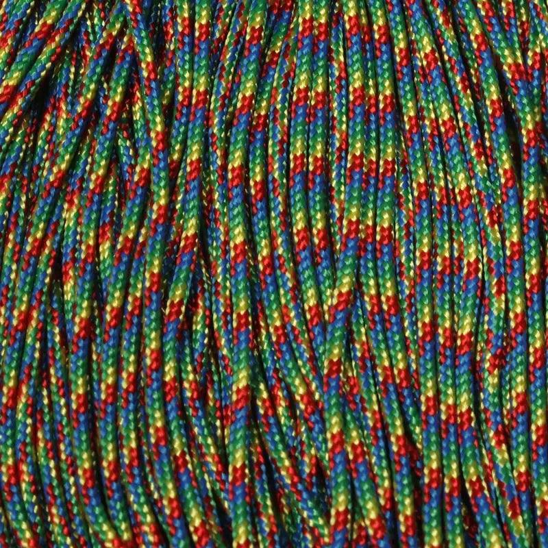 1.7 mm (1/16”) 95/Type 1 Paracord Autism Awareness Made in the USA Nylon/Nylon (100 ft) El Wood Braiding Co