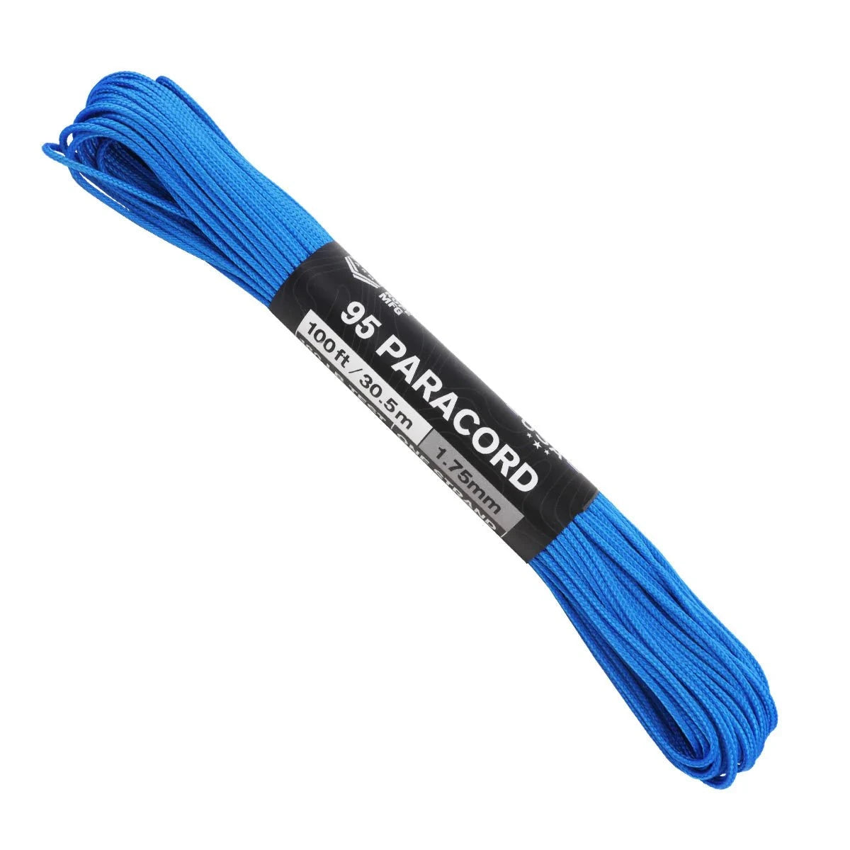 1.8 mm (5/64”) 95/Type 1 Paracord Blue Made in the USA Polyester/Nylon Atwood Rope