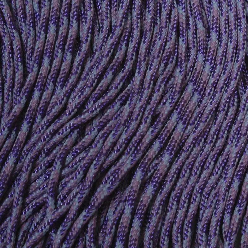 1.7 mm (1/16”) 95/Type 1 Paracord Purple Blend Made in the USA Nylon/Nylon (100 ft) El Wood Braiding Co