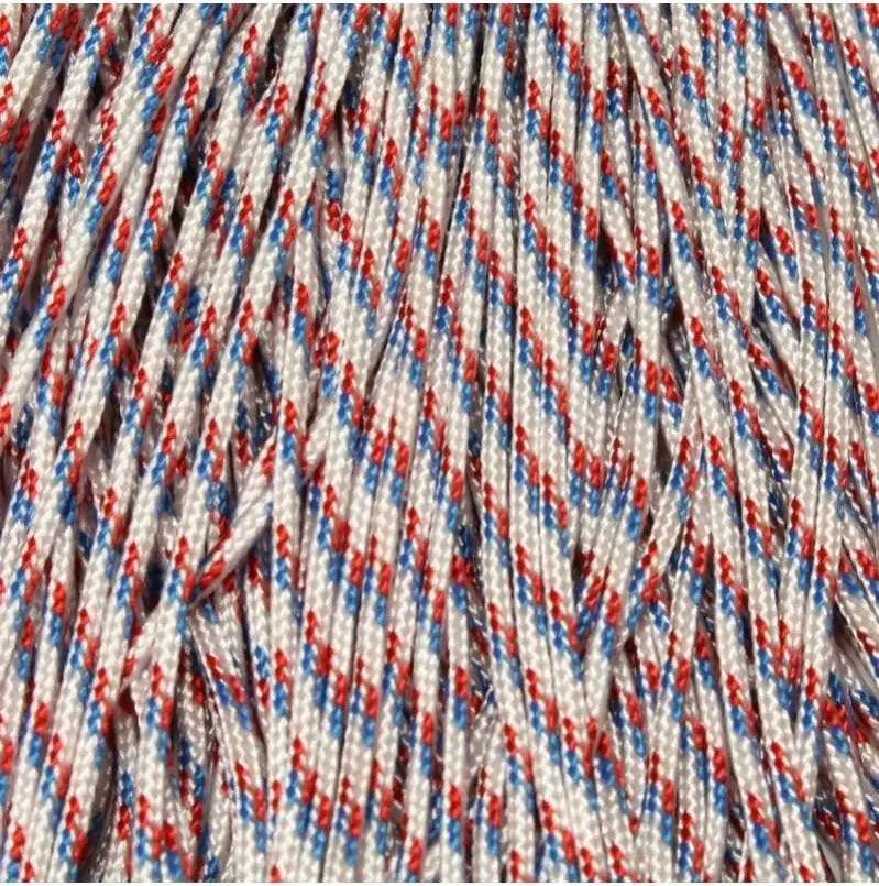 95 Paracord Type 1 Red, White & Blue Made in the USA Nylon/Nylon(100 FT.) - Paracord Galaxy