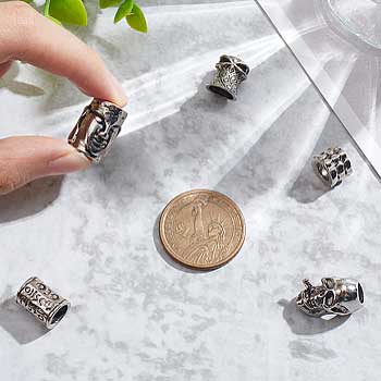 Alloy 10 pcs 2 each of 5 Styles Bead/Charm (1 pack)