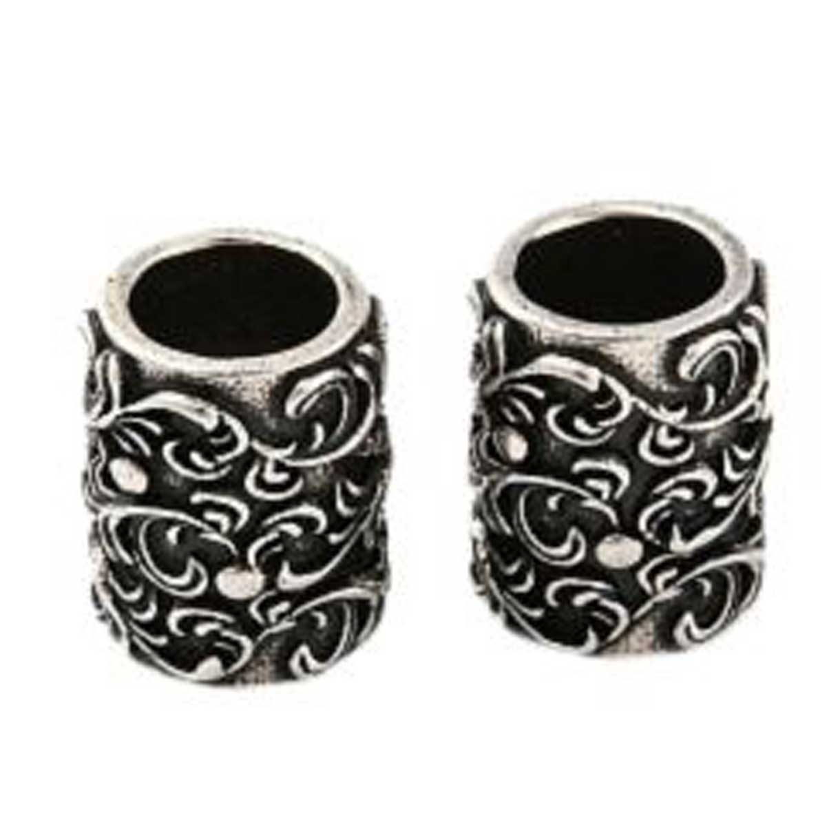 Antique Silver Eco-Friendly Brass Bead/Charm (2 Pack) 280-
