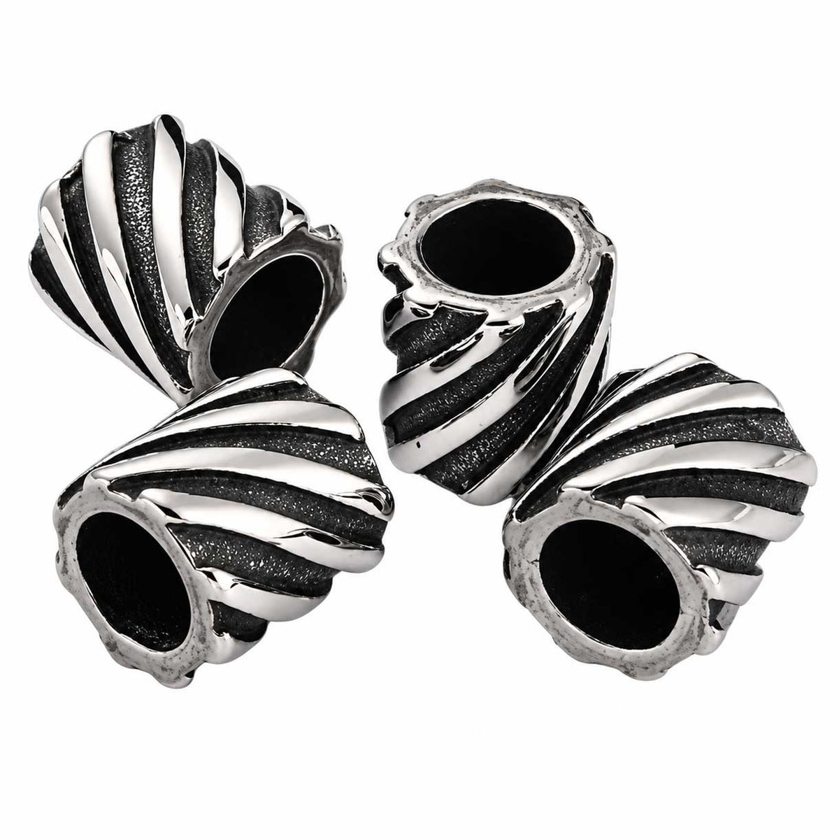 Antique Silver Geared Metal Beads 304 Stainless Steel