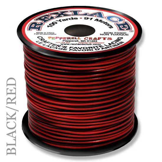 BR RexDuo Rexlace Flat Plastic Lacing Spool 100 yd (91 m) Pepperell