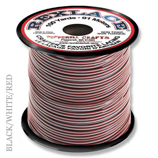 BWR Rexlace Treslace Flat Plastic Lacing Spool 100 yd (91 m) Pepperell