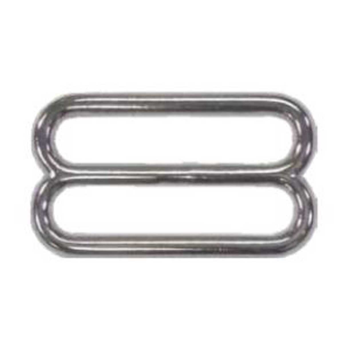 BZ 5/8" Nickel Plated Zinc Slides Buckle (5 Pack) Batz