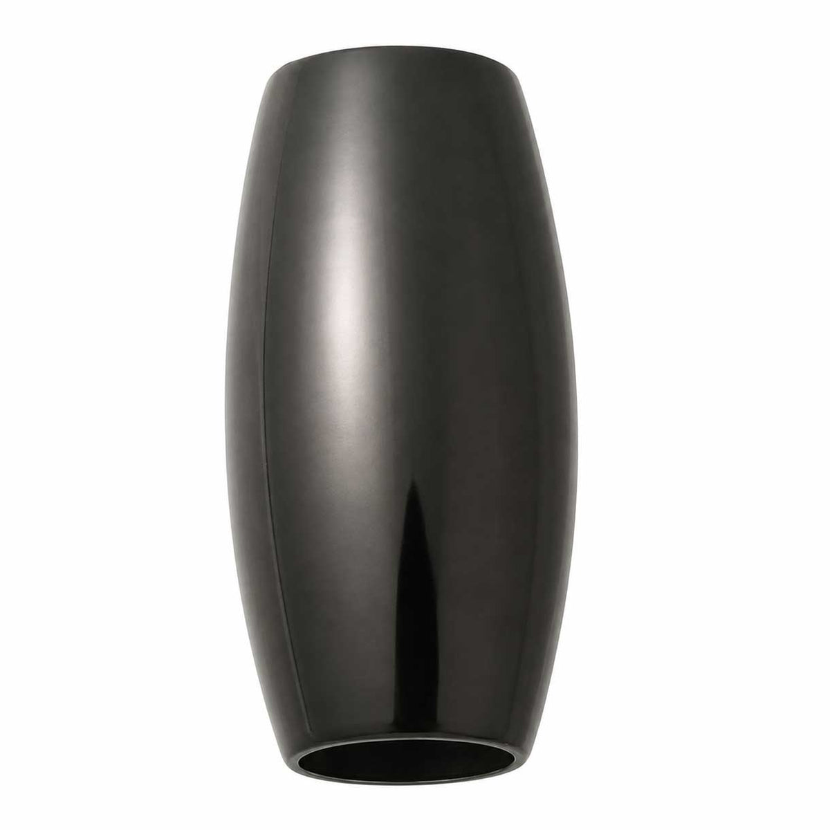 Black Long Barrel Metal Beads 304 Stainless Steel (2 Pack) 280-