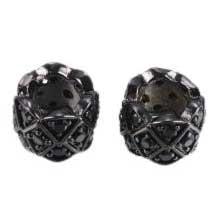 Brass Black Diamond/Triangle Bead/Charm (2 pack)