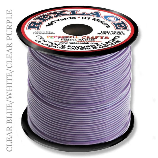 CBWCP Rexlace Treslace Flat Plastic Lacing Spool 100 yd (91 m) Pepperell