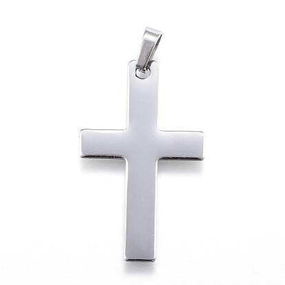 Cross Pendant 304 Stainless Steel (1 Pack) 280-