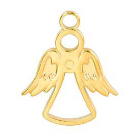 Golden Angel 304 Stainless Steel Pendant/Charm (2 Pack) 280-