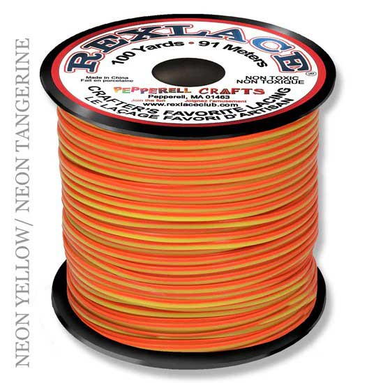 NYNO RexDuo Rexlace Flat Plastic Lacing Spool 100 yd (91 m) Pepperell