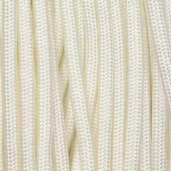 *Not Continuous White 550 Paracord Spool Made in the USA (1000 ft) El Wood Braiding Co