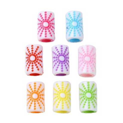 Opaque Acrylic Multi Sunburst Bead/Charm (25 Pack) 280-